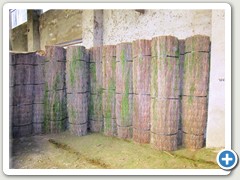 
Rollos de brezo recién fabricados por Bruc Girona sin competencia en el mercado. 

 